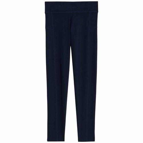 M&S Girls Cotton Rich Leggings, 11-12 Years, Navy