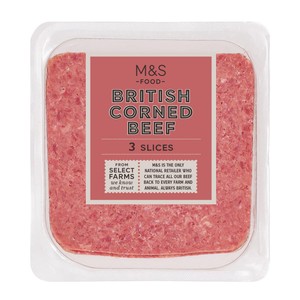 M&S British Lean Corned Beef 4 Slices
