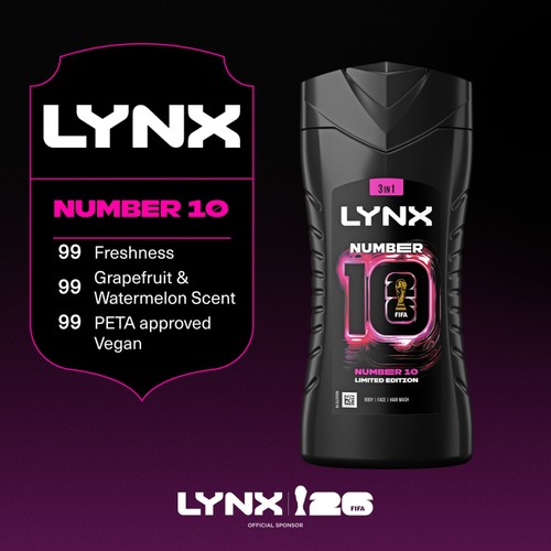 Lynx SG Number 10 FIFA Shower Gel