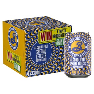 Brooklyn Special Effects Low Alcohol Lager4x330ml