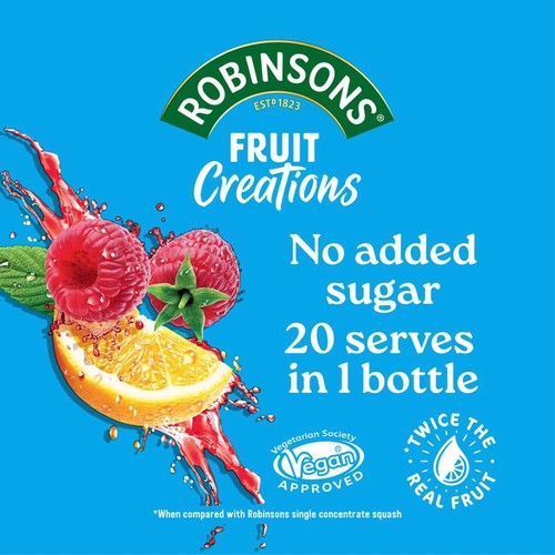 Robinsons Fruit Creations Lemon and Raspberry