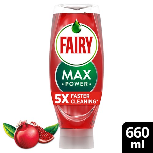 Fairy Max Power Washing Up Liquid Pomegranate 