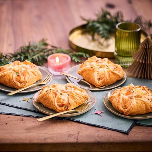 Picard 4 Smoked Salmon Puff Pastry Baskets 400g