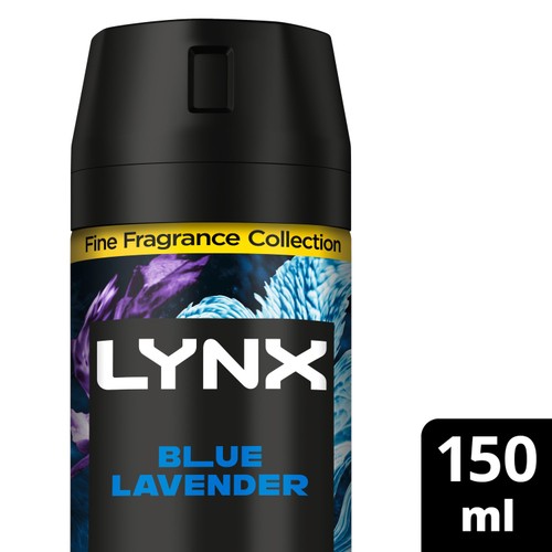 Lynx Fine Fragrance Collection Premium Deodorant Bodyspray Blue Lavender