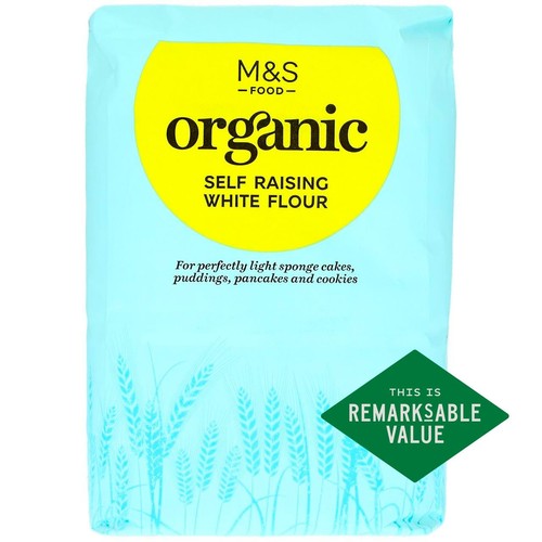 M&S Organic Self Raising White Flour