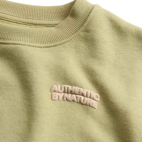 M&S Unisex Cotton Rich Graphic Sweatshirt, 4-5 Y, Avocado