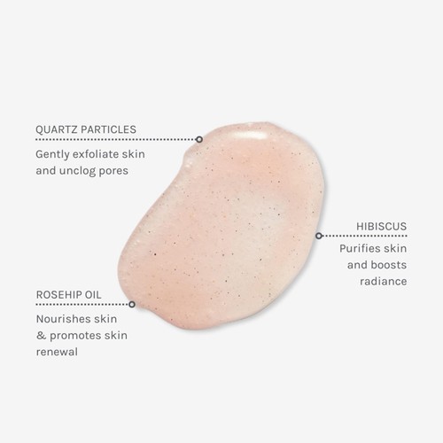 Evolve Beauty Rose Quartz Facial Polish