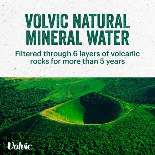 Volvic Still Natural Mineral Spring Bottled Water