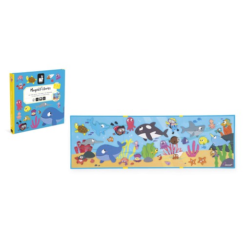 The Seabed, Magneti'stories, Magnetic Book With 30 Magnets