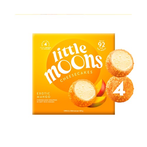 Little Moons Mango Mochi Cheesecake Frozen Snack