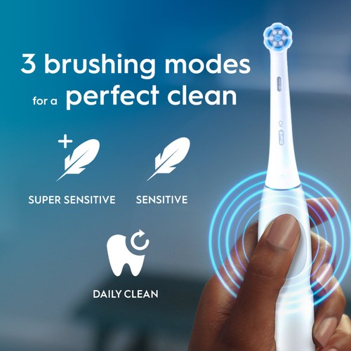 Oral-B iO2 Series Simple White Electric Toothbrush + Travel Case
