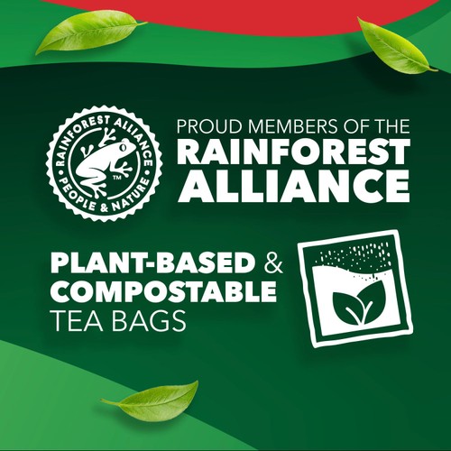PG Tips 400 Black Tea, Plant Based Biodegradable Tea Bags