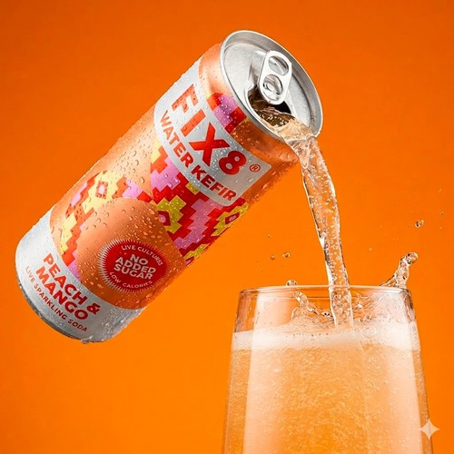 Fix8 Water Kefir Peach + Mango