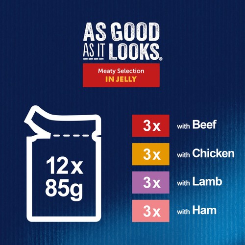 Felix As Good As it Looks Meaty Selection in Jelly Wet Cat Food