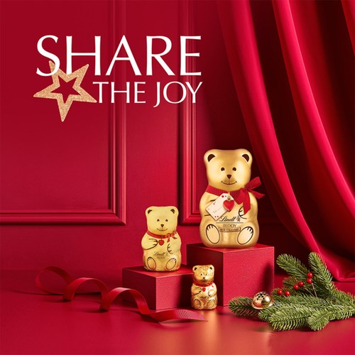 Lindt Chocolate Bear Tree Decorations