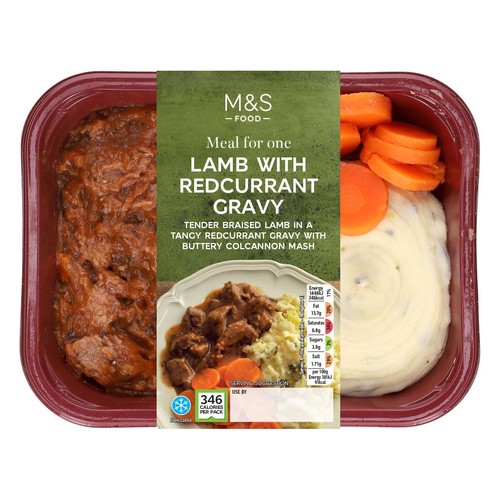 M&S Lamb with Redcurrant Gravy & Mash