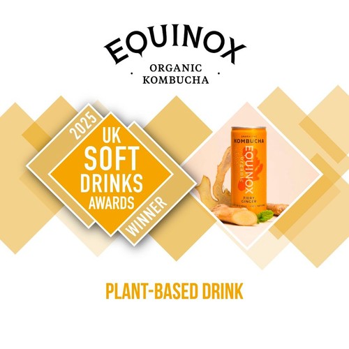 Equinox Organic Fiery Ginger Kombucha