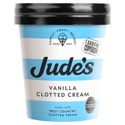 Jude's Vanilla Clotted Cream Ice Cream