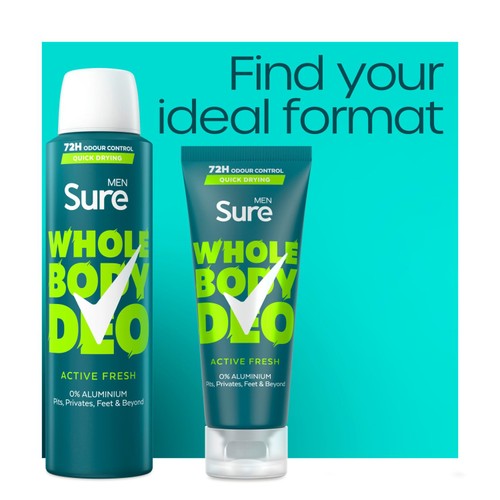 Sure Men Whole Body Active Fresh Deodorant