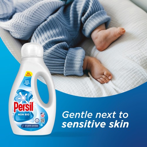 Persil Laundry Washing Liquid Detergent Non Bio 53 Washes