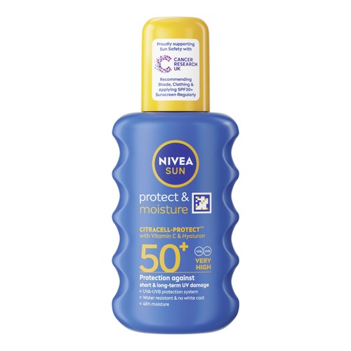 NIVEA SUN Protect & Moisture SPF 50+ Sun Lotion Spray 