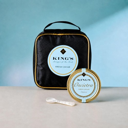 Kings Oscietra Caviar with Cool bag and spoon