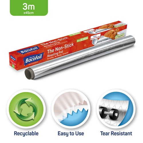 Bacofoil Non-Stick Roasting Foil Large