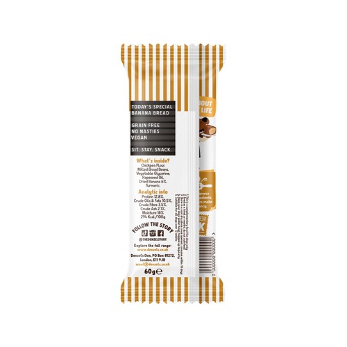 Denzels Banana Bread Soft-Baked Bars for Dogs