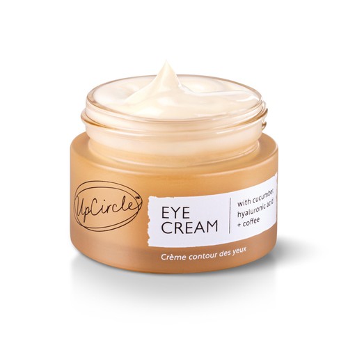 UpCircle Eye Cream with Cucumber, Hyaluronic Acid + Coffee