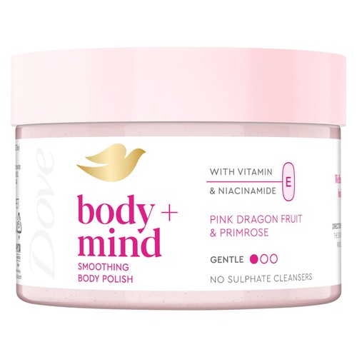 Dove Body & Mind Dragonfruit & Primrose Bath Scrub