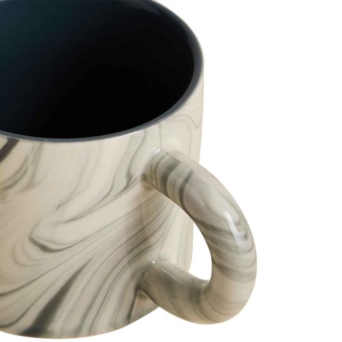 M&S Marbled Mug, Grey