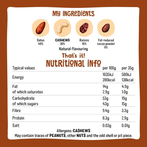nakd. Cocoa Delight Fruit & Nut Bars Multipack