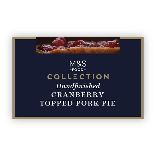M&S Collection Cranberry Topped Pork Pie