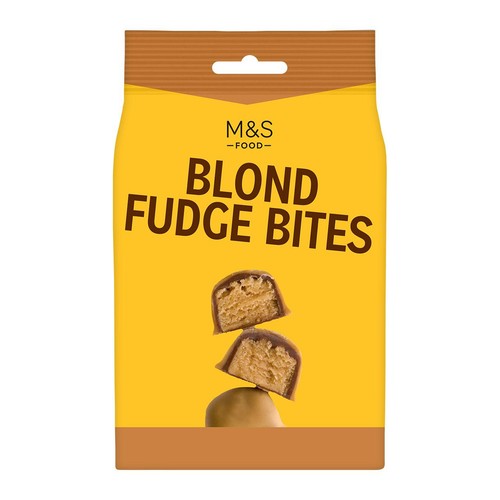 M&S Blond Fudge Bites