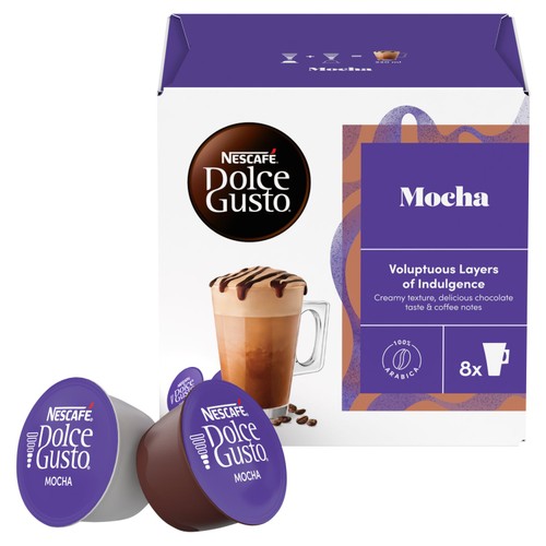 Nescafe Dolce Gusto Mocha Coffee Pods (8 Servings)