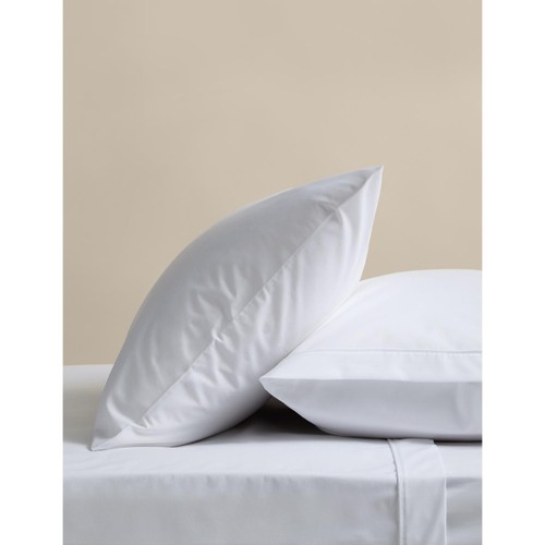 M&S Egyptian Cotton 230TC Bedding Set, Single, White