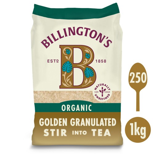 Billington's Organic Unrefined Natural Granulated Cane Sugar