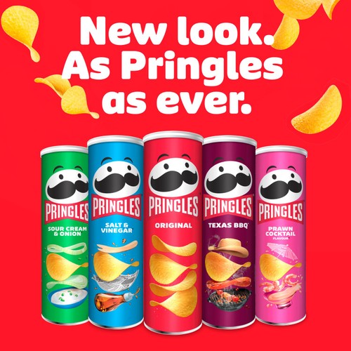 Pringles Salt & Vinegar Crisps Can