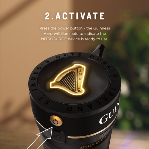 Guinness Draught Nitrosurge in Can (Requires Nitrosurge Device)