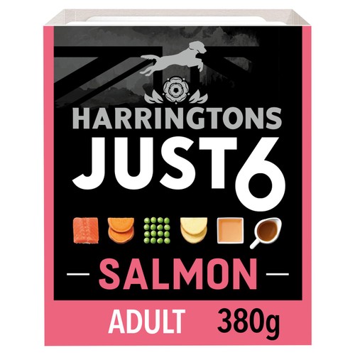 Harringtons Dog Just 6 Wet Salmon