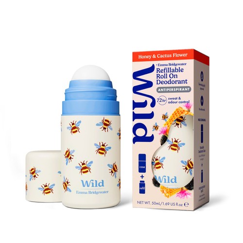 Wild Emma Bridgewater Bee Case, Honey & Cactus Flower Roll On Starter Pack