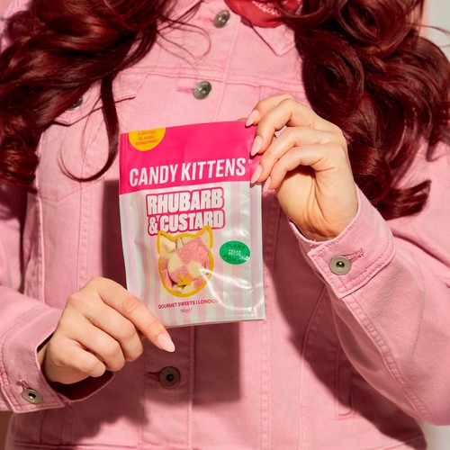 Candy Kittens Rhubarb & Custard
