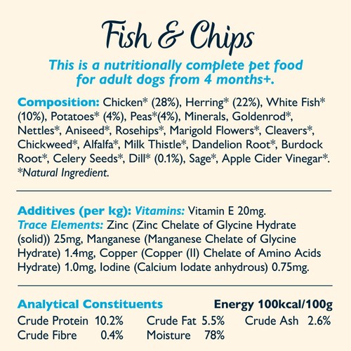 Lily's Kitchen Fish and Chips for Dogs