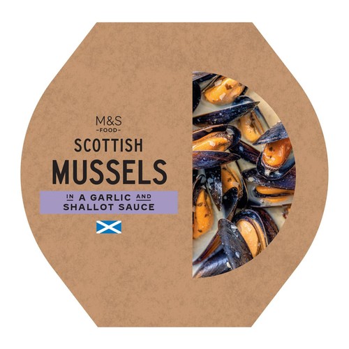 M&S Scottish Mussels in Garlic and Shallot Sauce