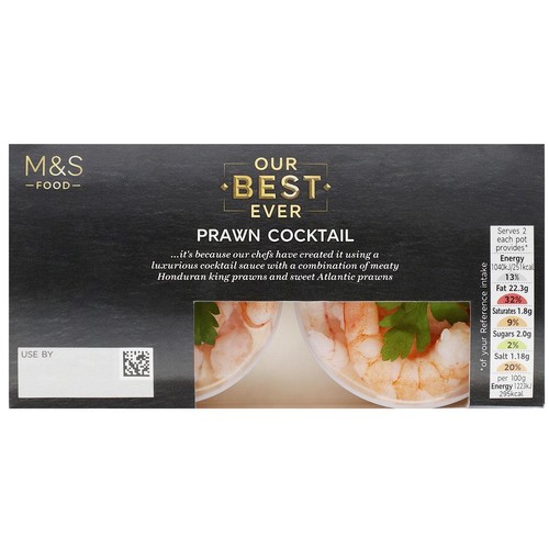 M&S 2 Luxury Prawn Cocktails