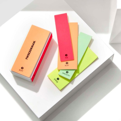 Tweezerman Neon Hot File, Buff, Smooth & Shine Nail Buffer