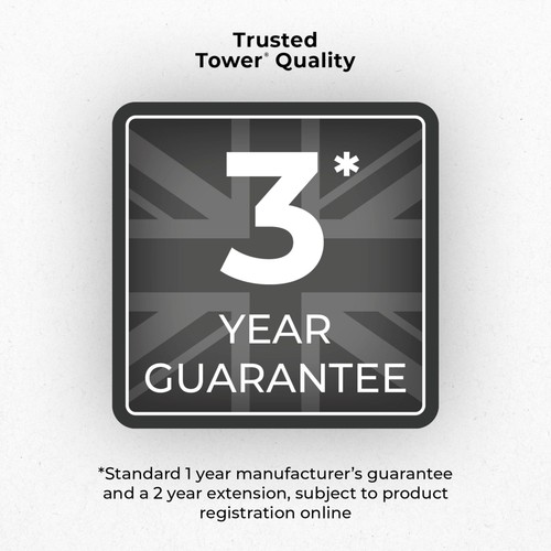 Tower Solitaire 2 Slice Toaster White