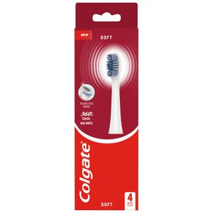 Colgate 360 Sonic Battery Toothbrush Replacement Heads Charcoal Soft