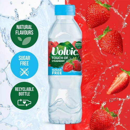 Volvic Touch of Fruit Strawberry Still Flavoured Water Multipack