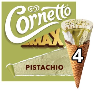 Cornetto MAX Pistachio Ice Cream Cones